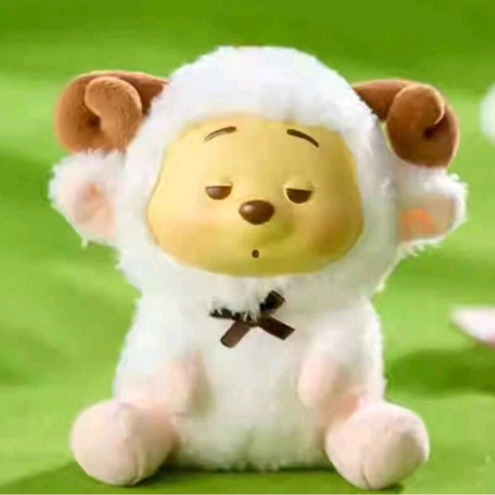 Disney Winnie the Pooh Naughty Mischief Party Plush Pendant Sheep Keychain